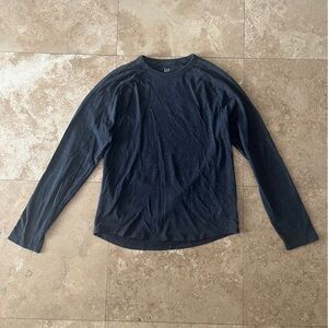 GAP Dark Gray Long Sleeve Soft Tee